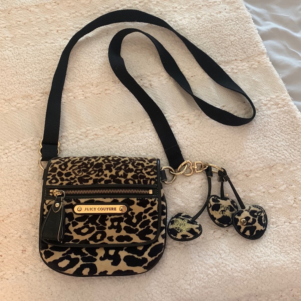Juicy Couture leopard-print cross-body